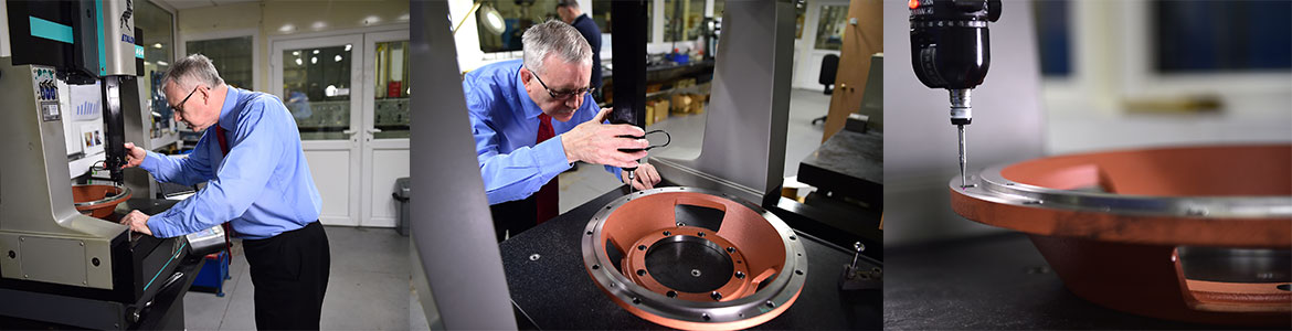 Machining component quality inspection