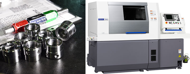 Sliding head machine and components